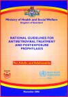 National Guidelines for ART & Post Exposure Prophylaxis